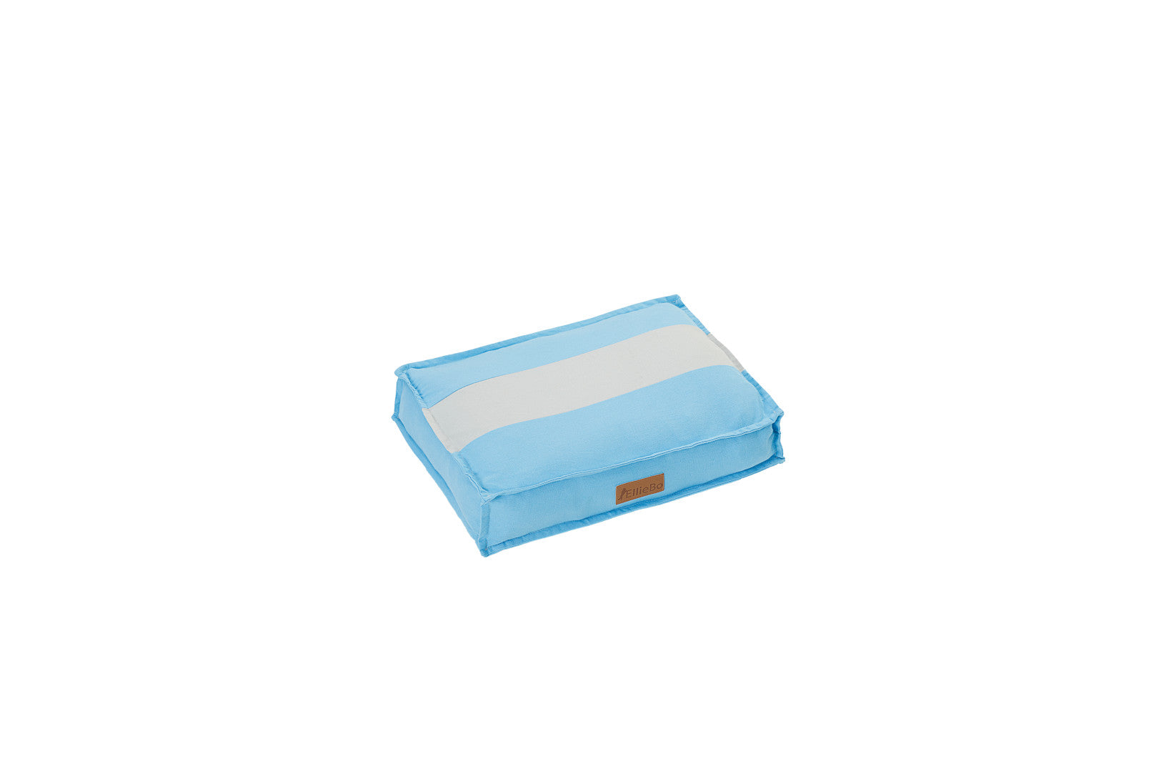 Ellie-Bo Orthopaedic Foam Striped Blue and Grey Dog Bed