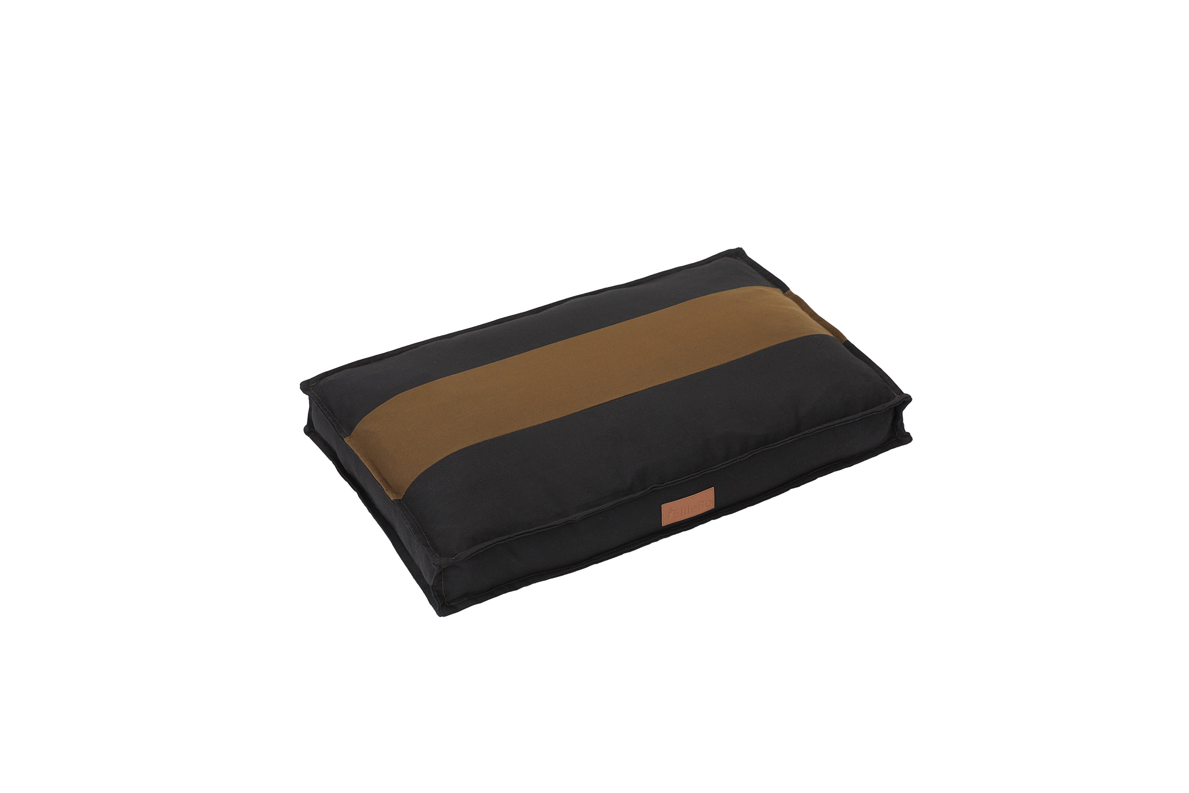 Ellie-Bo Orthopaedic Foam Striped Black and Brown Dog Bed