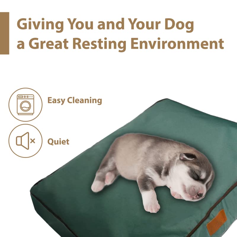 Ellie-Bo Orthopaedic Foam Green Waterproof Dog Bed