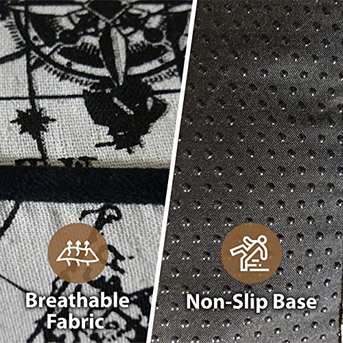 Ellie-Bo Black Dog Bed Cover in Voyager Fabric with Non-Slip Base