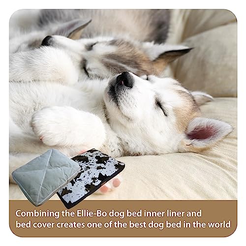 Ellie-Bo Cowhide Pattern Dog Bed