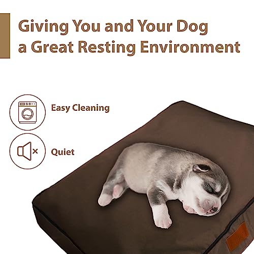 Ellie-Bo Orthopaedic Foam Brown Waterproof Dog Bed
