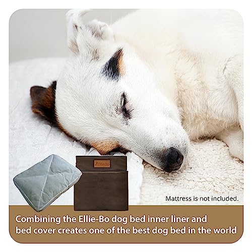 Ellie-Bo Brown Waterproof Dog Bed Cover