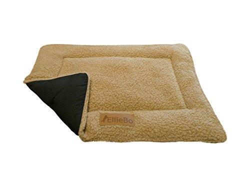Ellie-Bo Beige Sherpa Fleece Cage Mat