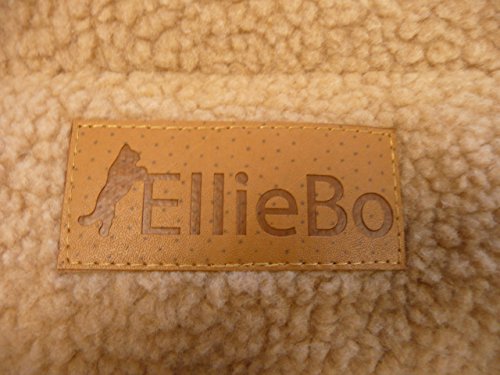 Ellie-Bo Beige Sherpa Fleece Cage Mat