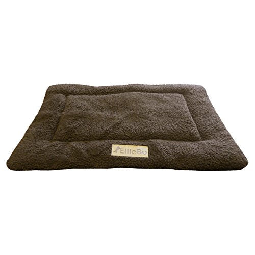 Ellie-Bo Brown Sherpa Fleece Cage Mat