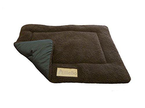 Ellie-Bo Brown Sherpa Fleece Cage Mat