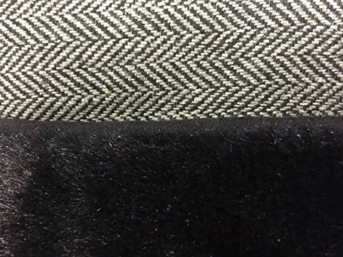Ellie-Bo Duo Reversible Tweed and Black Faux Fur Cage Mat