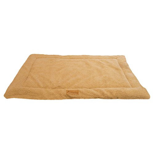Ellie-Bo Beige Sherpa Fleece Cage Mat