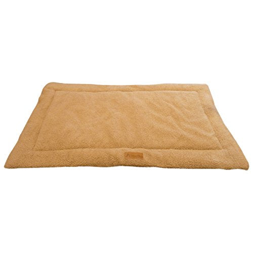 Ellie-Bo Beige Sherpa Fleece Cage Mat