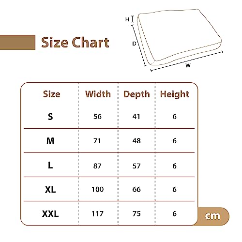 Ellie-Bo Memory Foam Bed Liner to fit Memory Foam Dog Bed