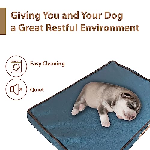 Ellie-Bo Green Memory Foam Waterproof Dog Bed