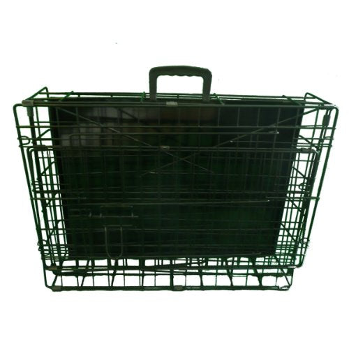 Ellie-Bo Standard Slanted Dog Cage in Black