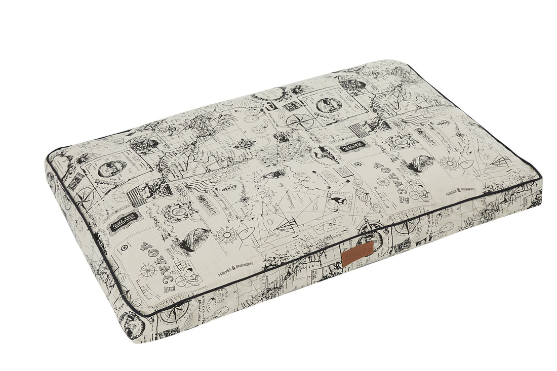 Ellie-Bo Orthopaedic Foam Beige Dog Bed in Voyager Style