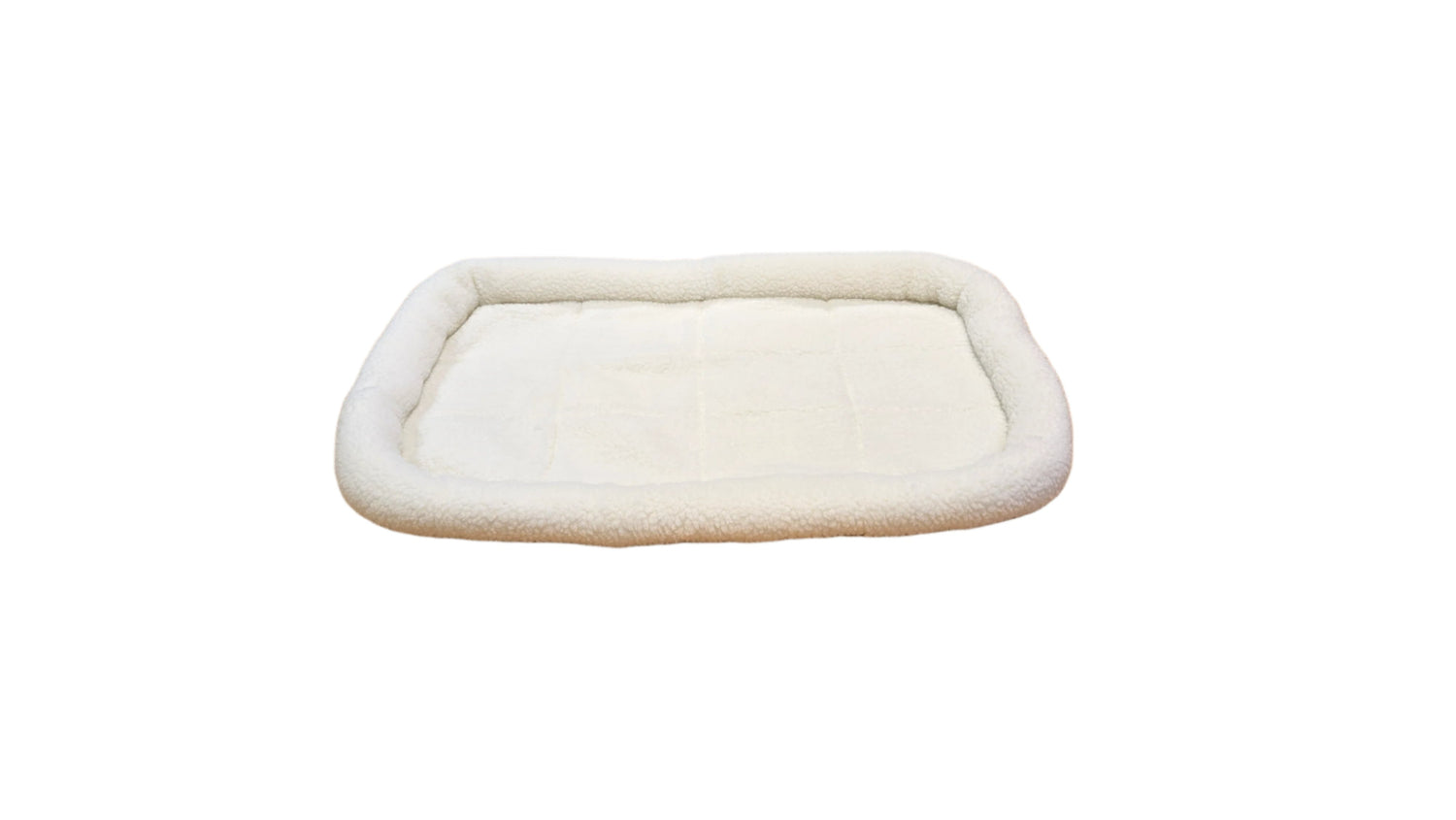 Ellie-Bo Faux Sheepskin Fleece Bed for Dog Cage
