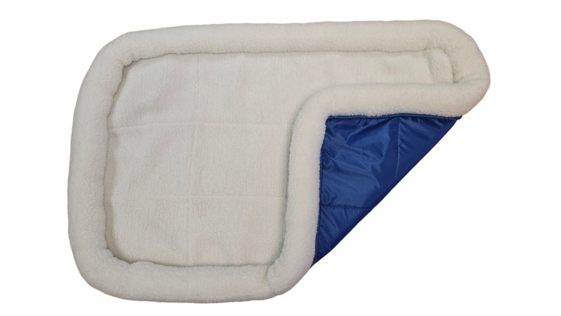 Ellie-Bo Faux Sheepskin Fleece Bed for Dog Cage
