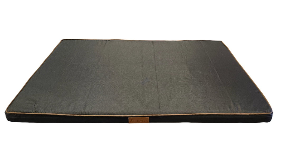 Ellie-Bo Black Memory Foam Water-resistant Dog Bed