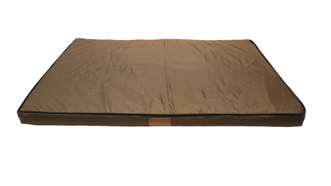 Ellie-Bo Brown Memory Foam Waterproof Dog Bed