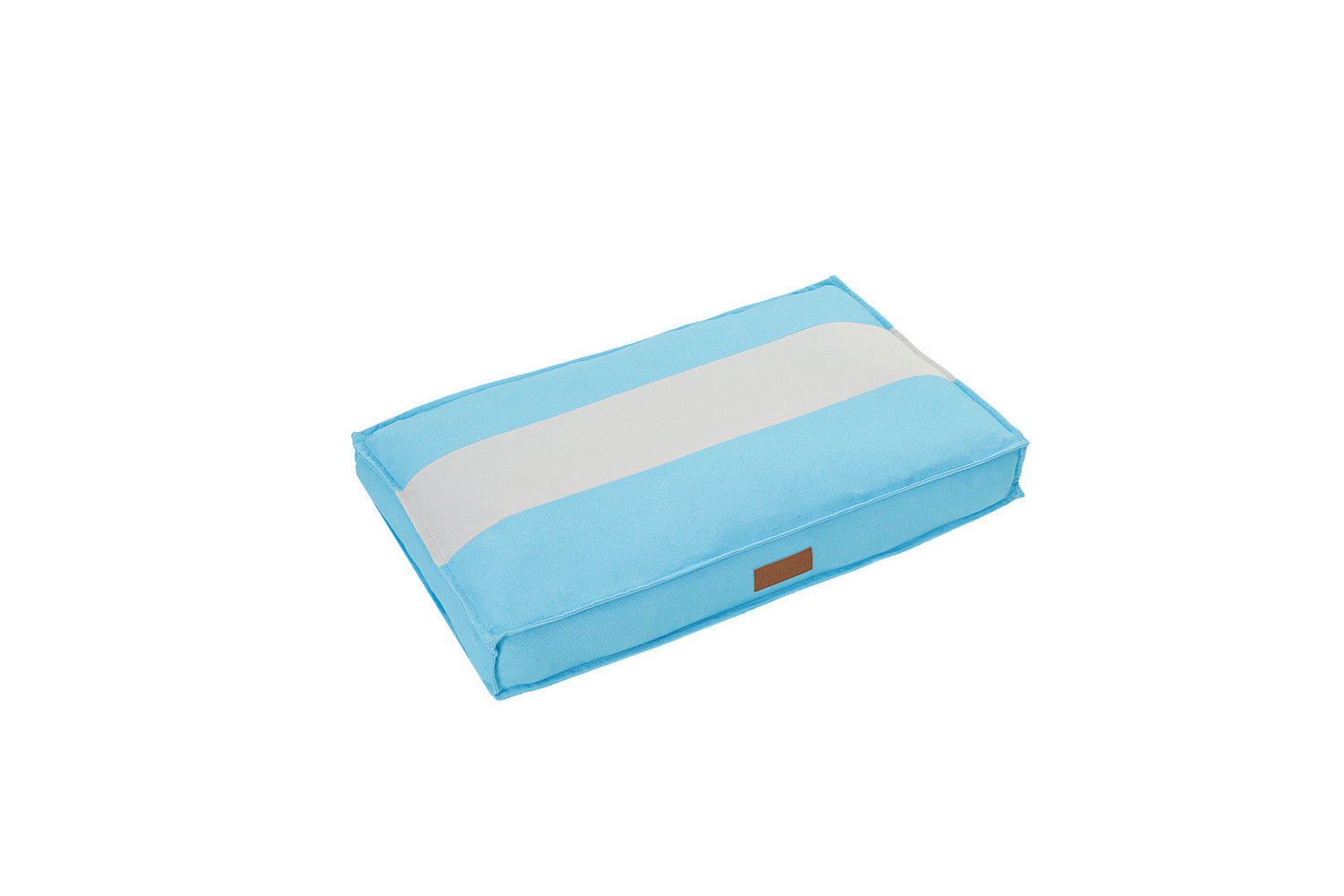 Ellie-Bo Striped Blue and Grey Dog Bed