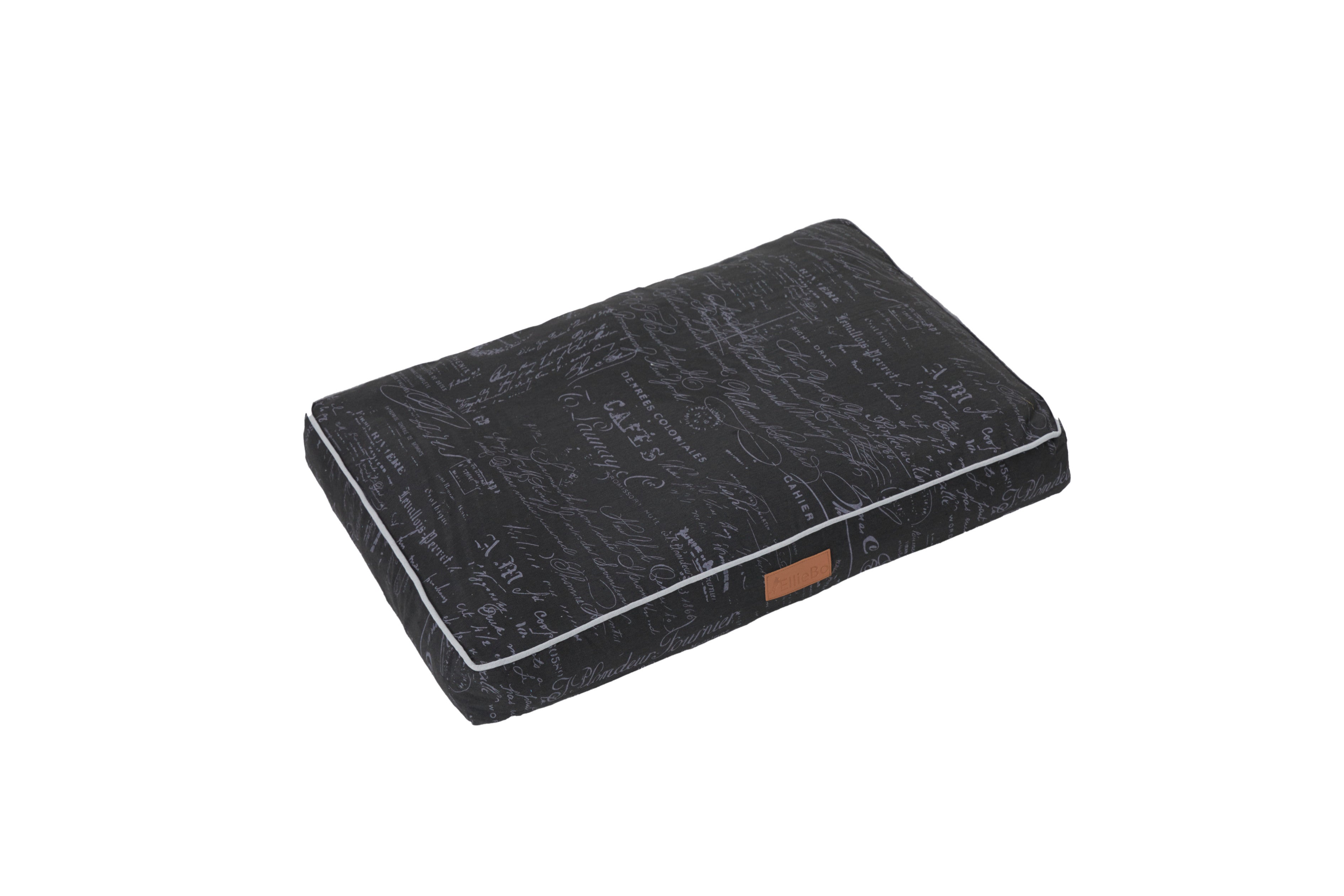 Ellie-Bo Black Dog Bed in Voyager Style