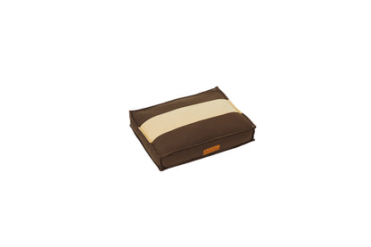 Ellie-Bo Striped Brown and Cream Dog Bed