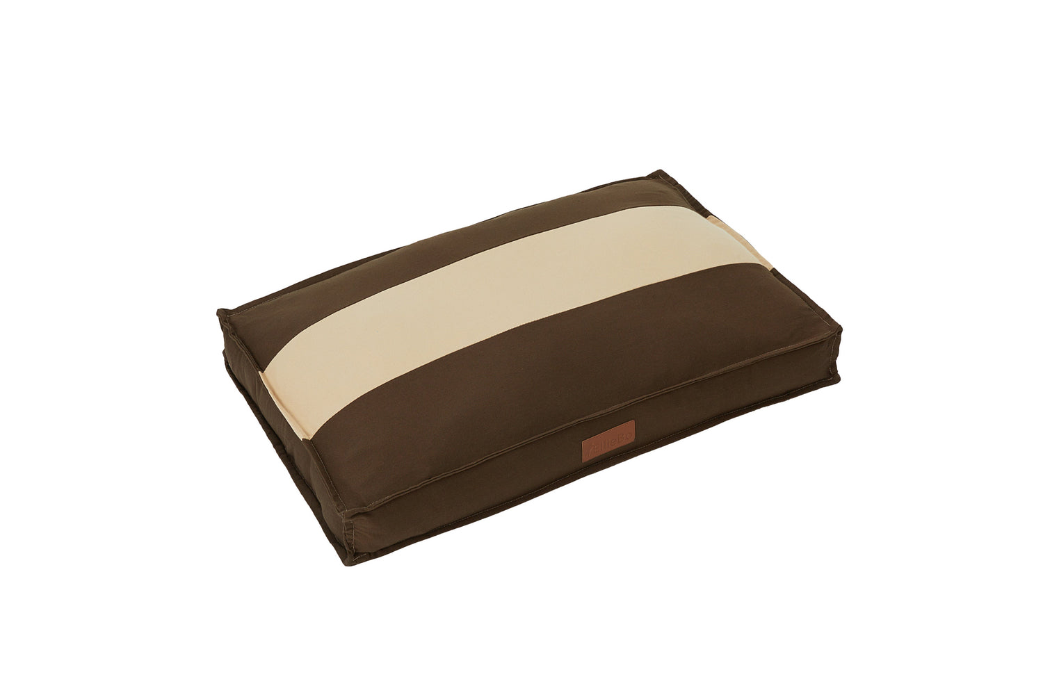 Ellie-Bo Striped Brown and Cream Dog Bed