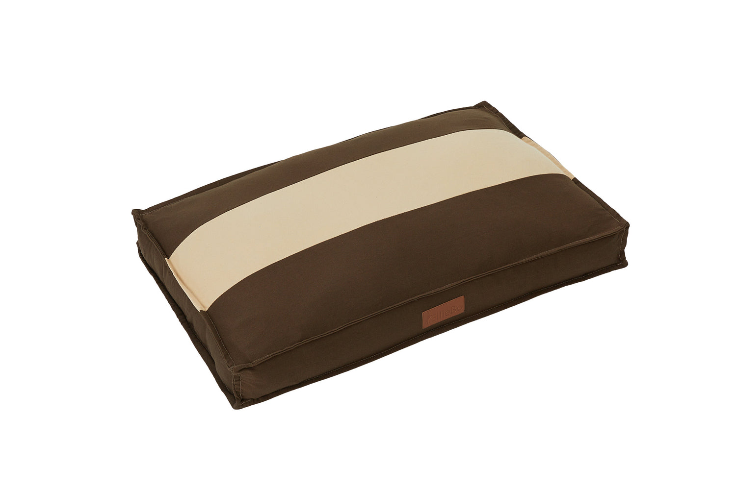 Ellie-Bo Striped Brown and Cream Dog Bed