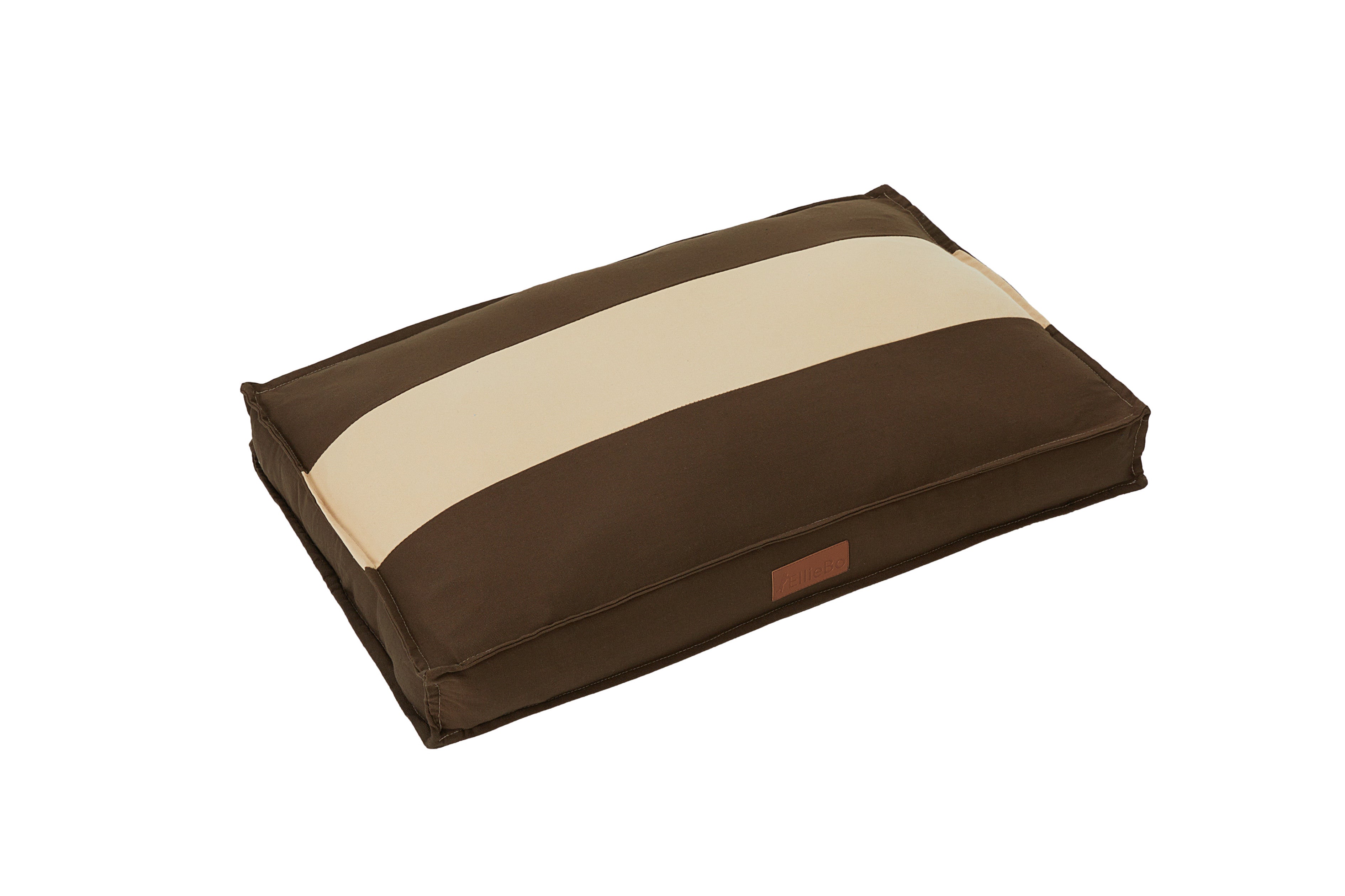 Ellie-Bo Striped Brown and Cream Dog Bed