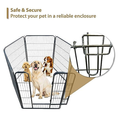 Ellie-Bo Heavy Duty Puppy Pen Replacement 60/80/100/120cm High