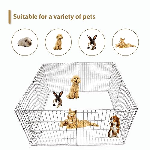 Ellie-Bo Lightweight 8 Piece Puppy Pen 61/76/91/107/122cm High