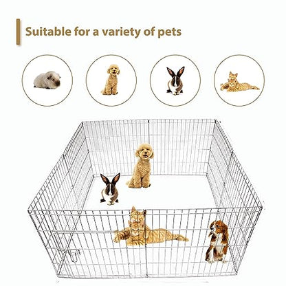Ellie-Bo Lightweight 8 Piece Puppy Pen 61/76/91/107/122cm High