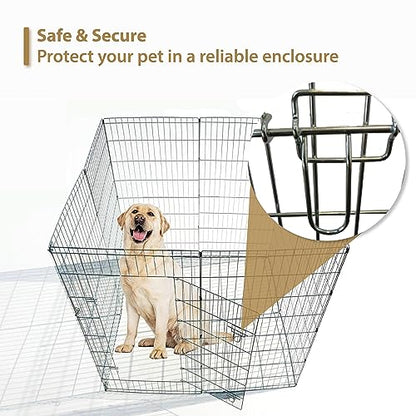 Ellie-Bo Lightweight 8 Piece Puppy Pen 61/76/91/107/122cm High