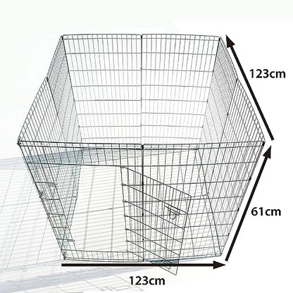 Ellie-Bo Lightweight 8 Piece Puppy Pen 61/76/91/107/122cm High