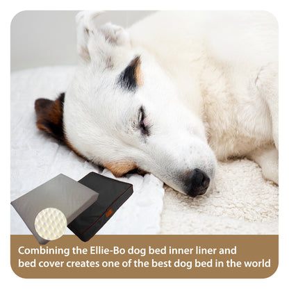 Ellie-Bo Orthopaedic Foam Black Waterproof Dog Bed
