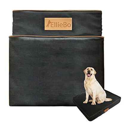 Ellie-Bo Black Waterproof Dog Bed Cover