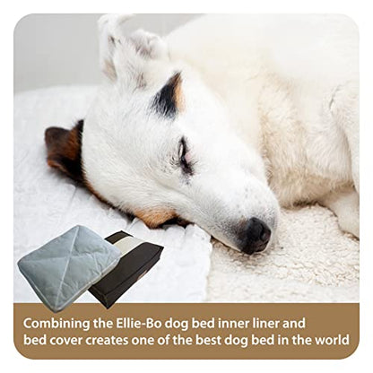 Ellie-Bo Striped Brown and Cream Dog Bed