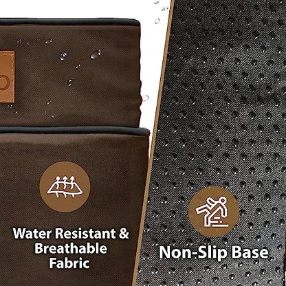 Ellie-Bo Brown Waterproof Dog Bed Cover