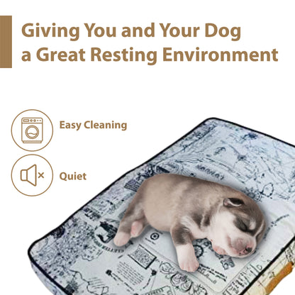 Ellie-Bo Beige Dog Bed in Voyager Style