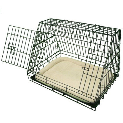 Ellie-Bo Deluxe Slanted Dog Cage in Black
