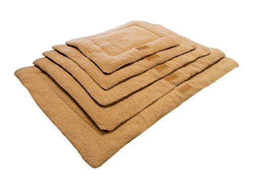 Ellie-Bo Beige Sherpa Fleece Cage Mat