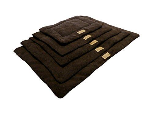 Ellie-Bo Brown Sherpa Fleece Cage Mat
