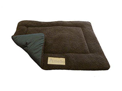 Ellie-Bo Brown Sherpa Fleece Cage Mat