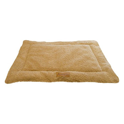 Ellie-Bo Beige Sherpa Fleece Cage Mat