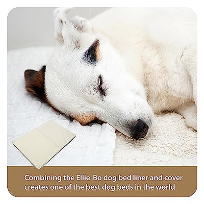 Ellie-Bo Black Memory Foam Waterproof Dog Bed